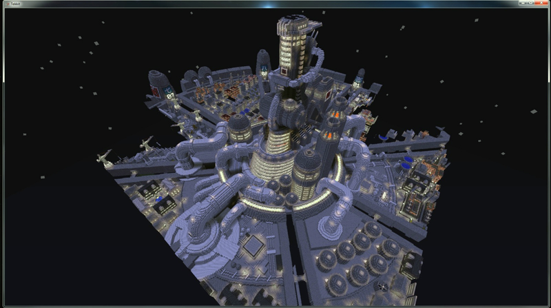 Illustration for article titled Here's A Stunning Minecraft Re-Creation Of Final Fantasy VII's Midgar
